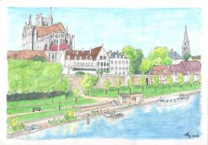 Auxerre : vue des quais
