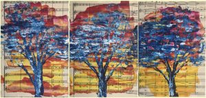 Tryptique arbres