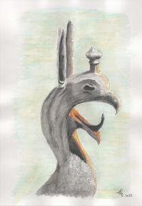 Tête de statue