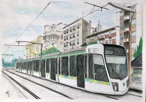 Tram porte de dorée